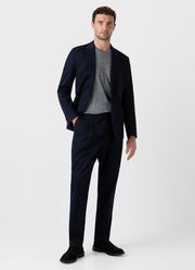 Men's Linen T-shirt in Mid Grey Melange