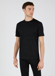 Men's Thermal Merino T-shirt in Black