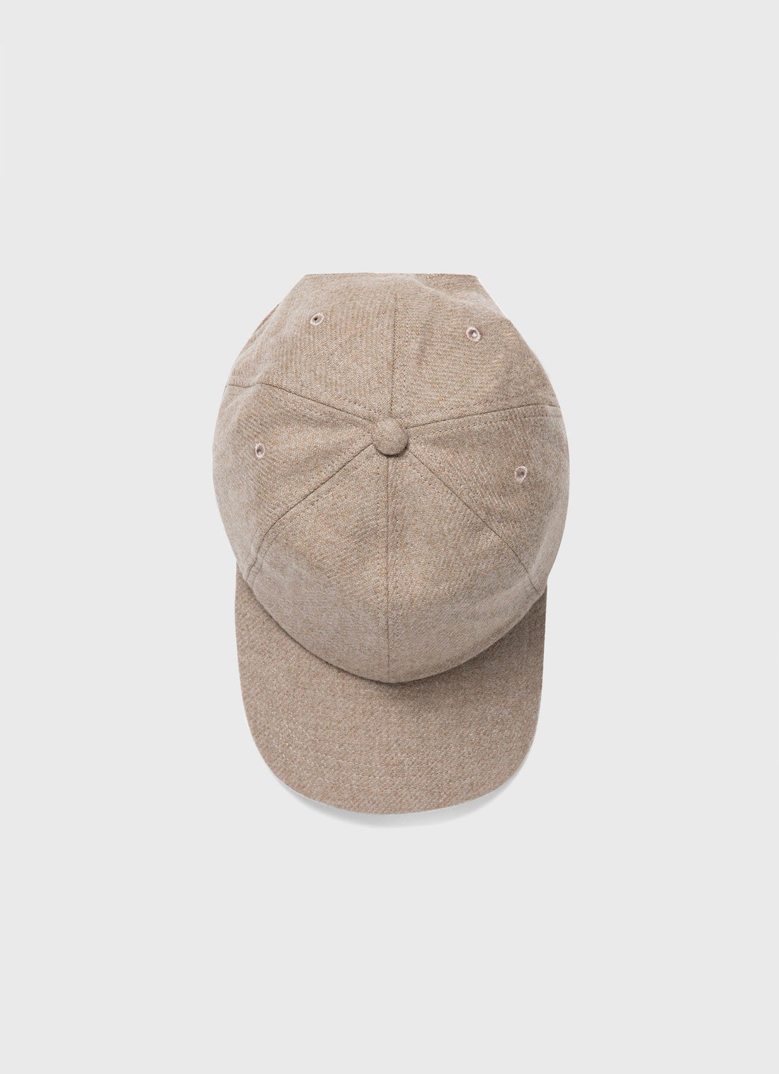 Men's Wool Twill Cap in Sandstone