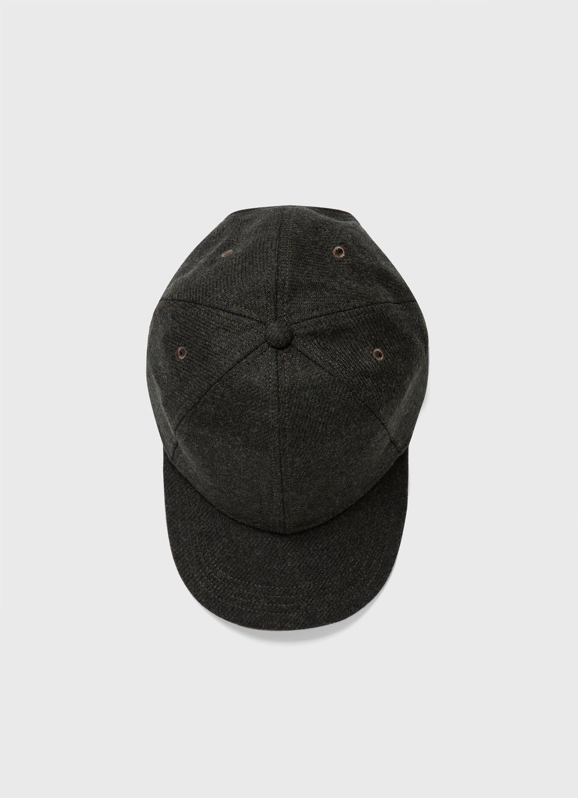 Men's Wool Twill Cap in Drill Green