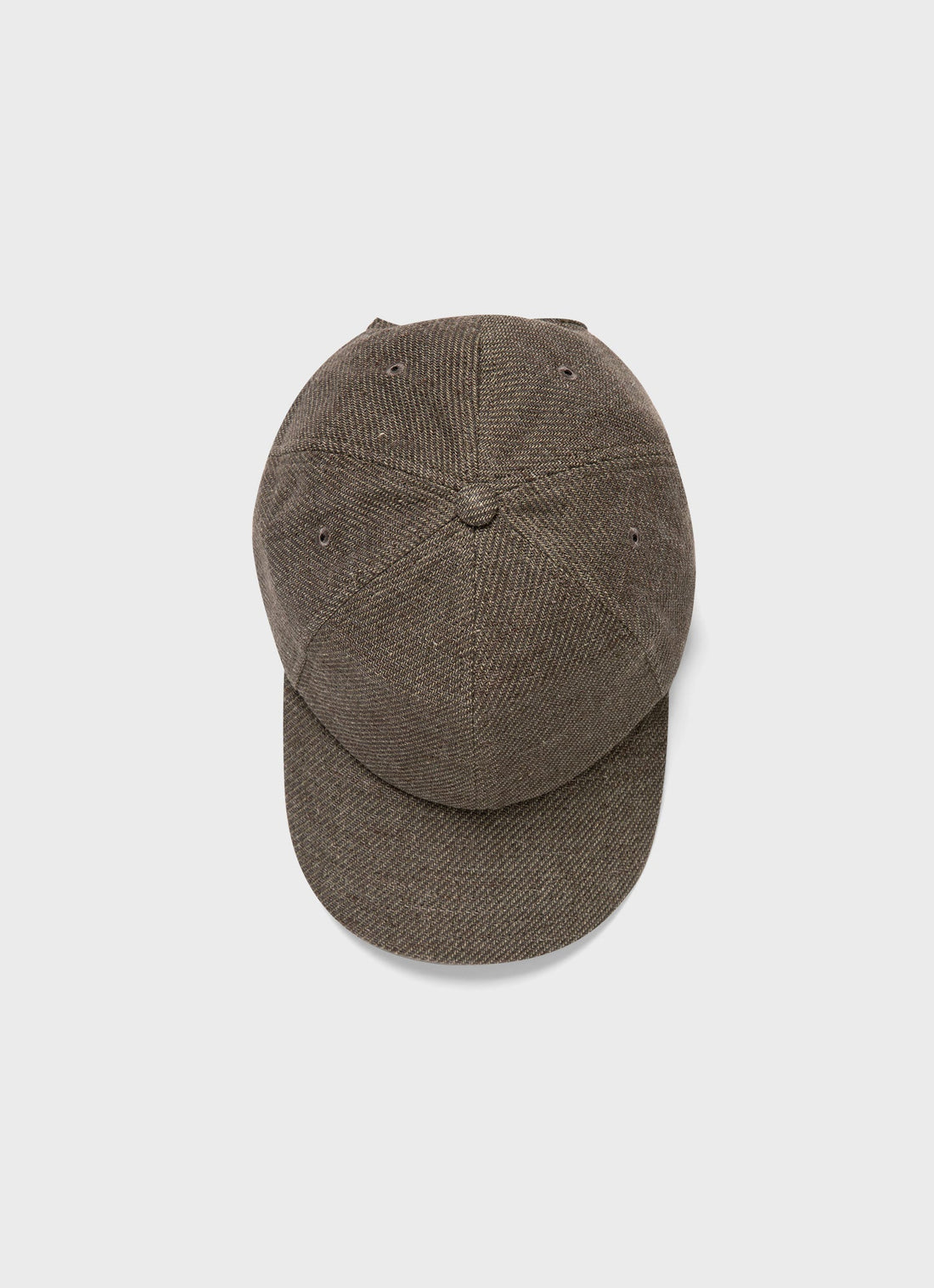 Cotton Linen Twill  Cap in Khaki