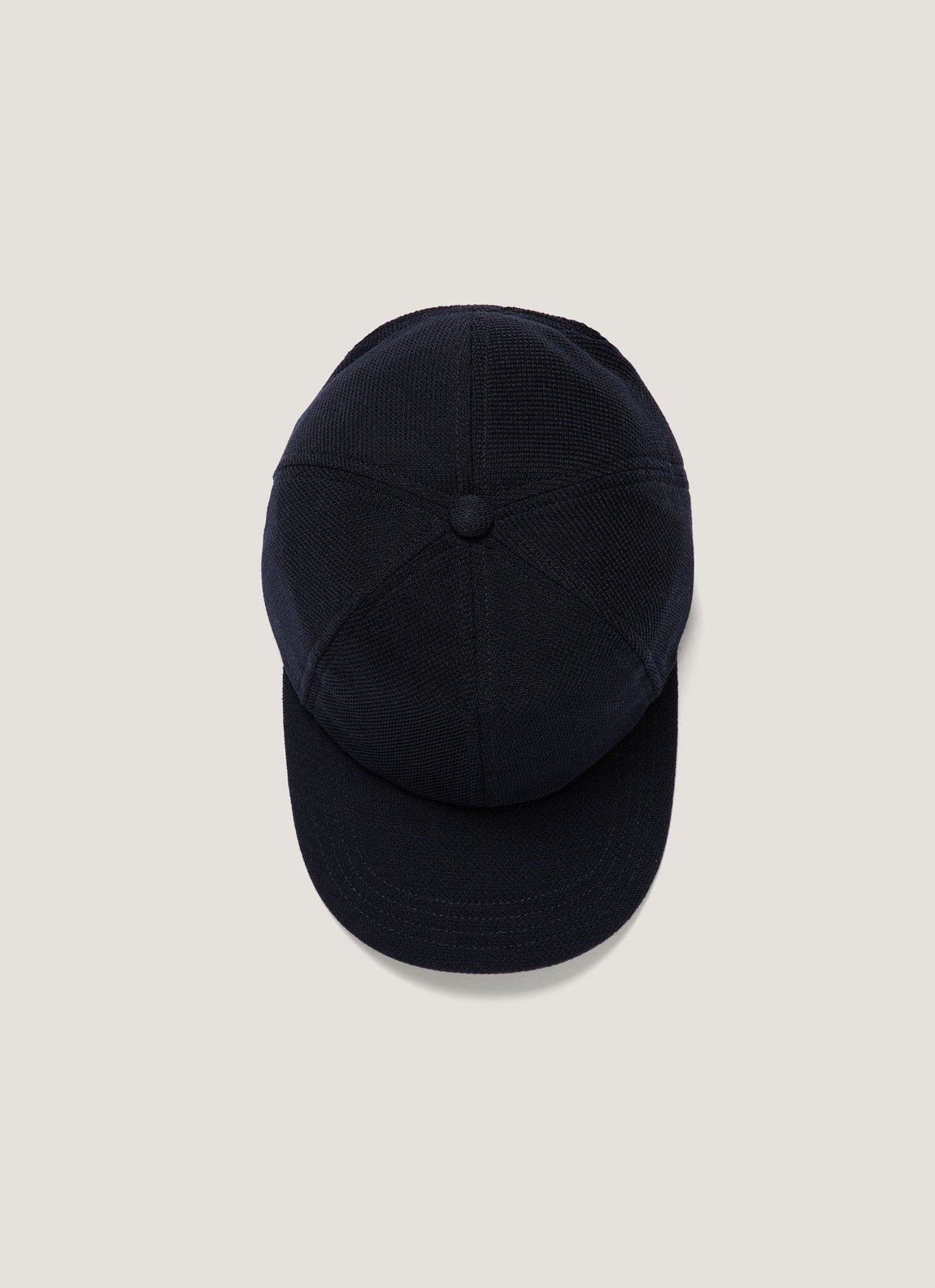 Men's Textured Wool Cap in Navy