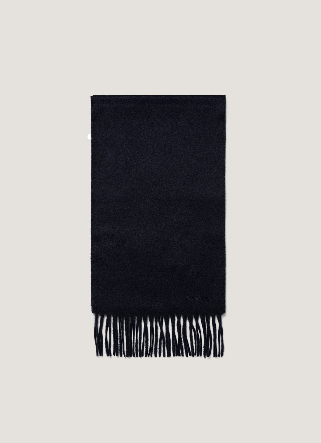 Men's Cashmere Scarf in Navy