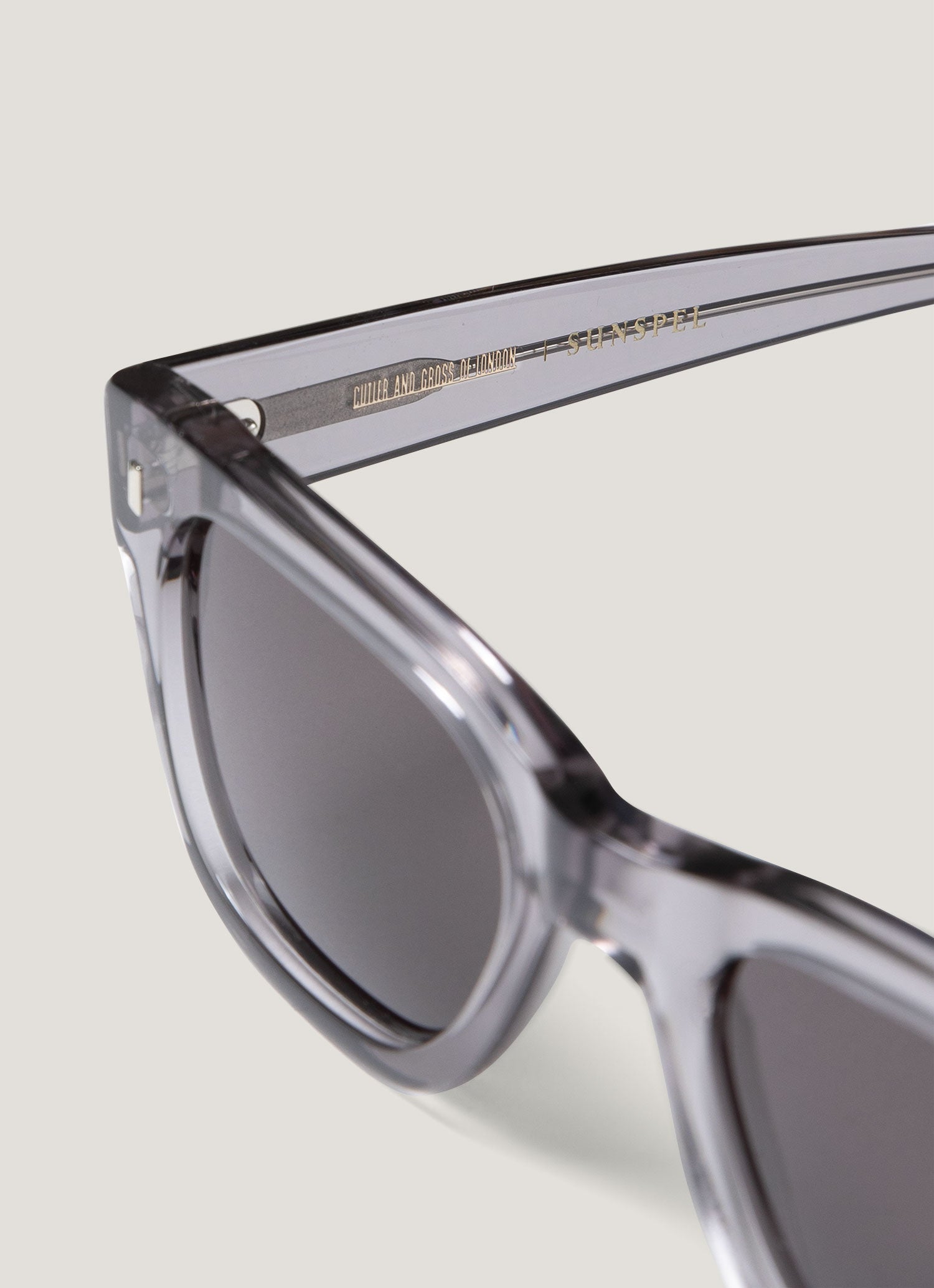 Cutler and Gross Sunglasses in Pewter | Sunspel