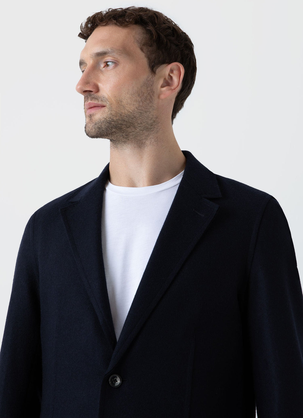Men's Sunspel x Casely-Hayford Suit Jacket in Navy | Sunspel