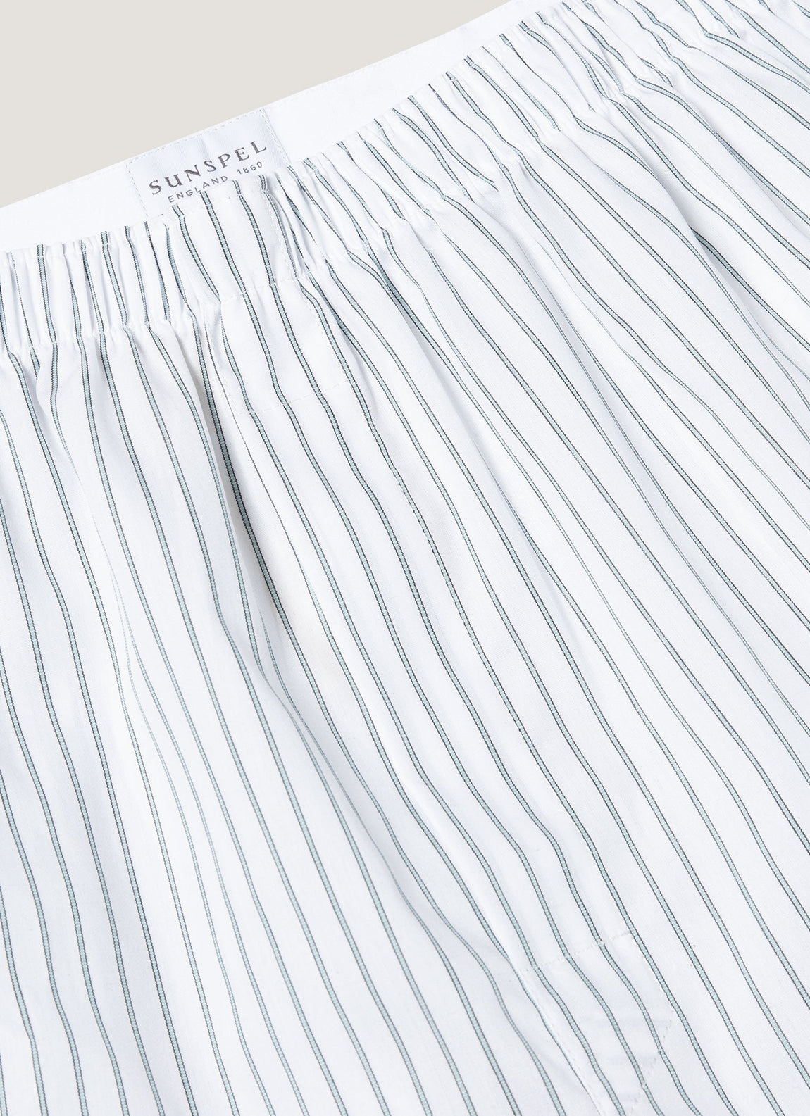 Men's Classic Boxer Shorts in White/Blue/Green