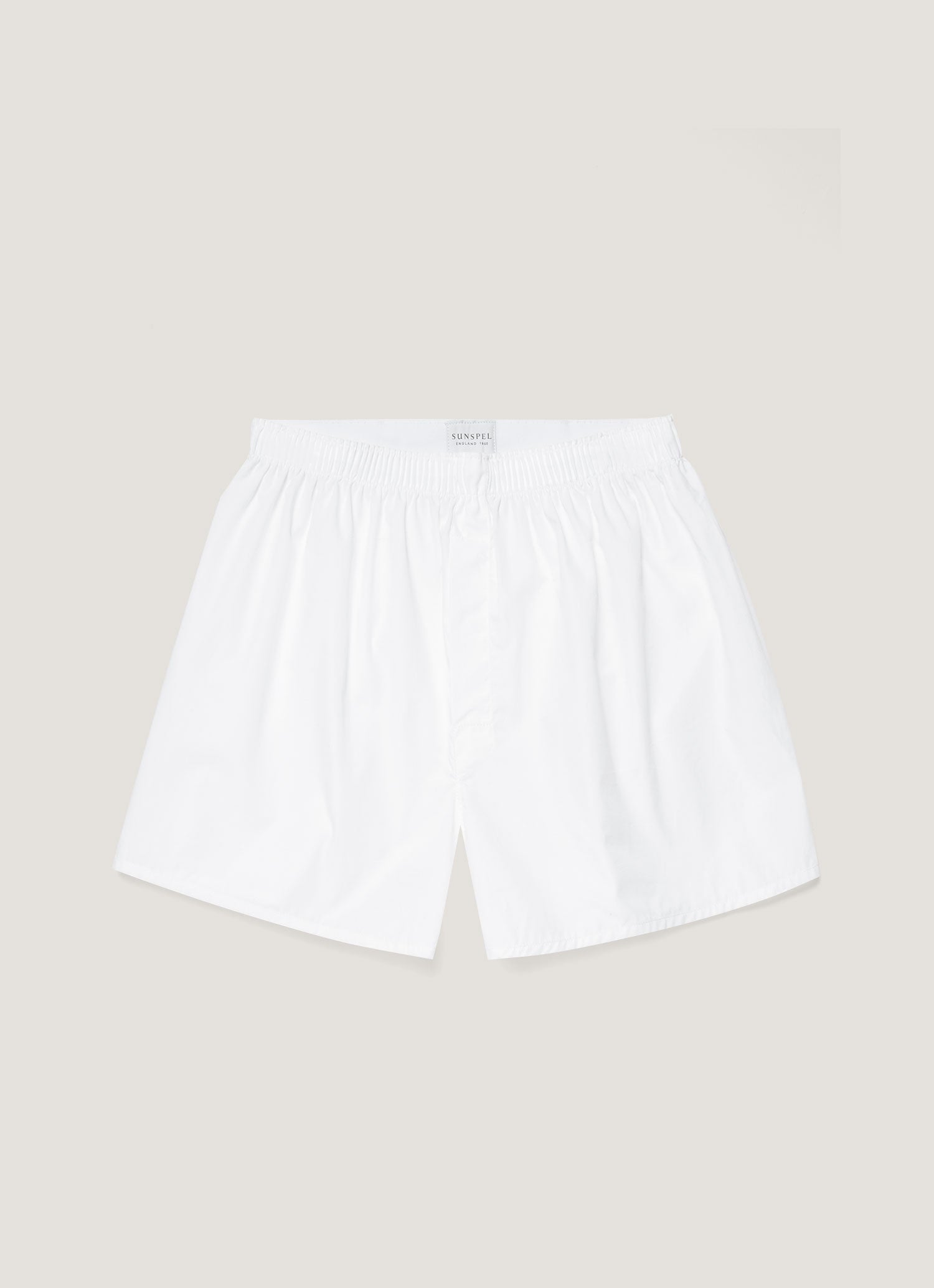 ◆SUNSPEL◆ サンスペル ホワイト白ボクサーパンツ Men's Classic Boxer Short in White | Sunspel