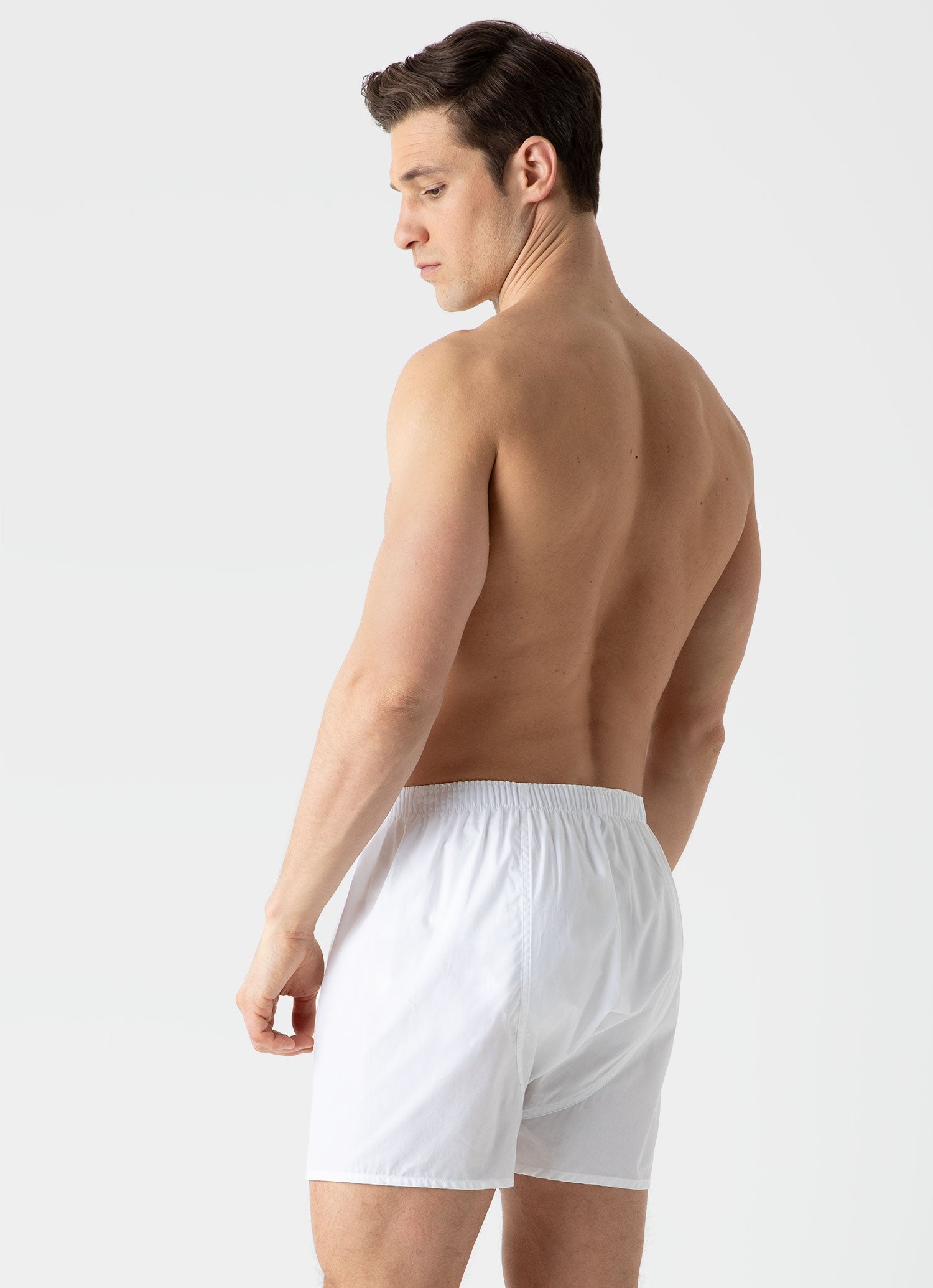 Mens white sales boxer shorts