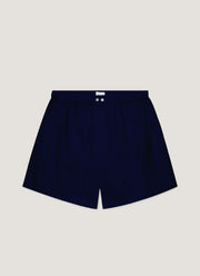 Men's Sea Island Cotton Boxer Short in Navy