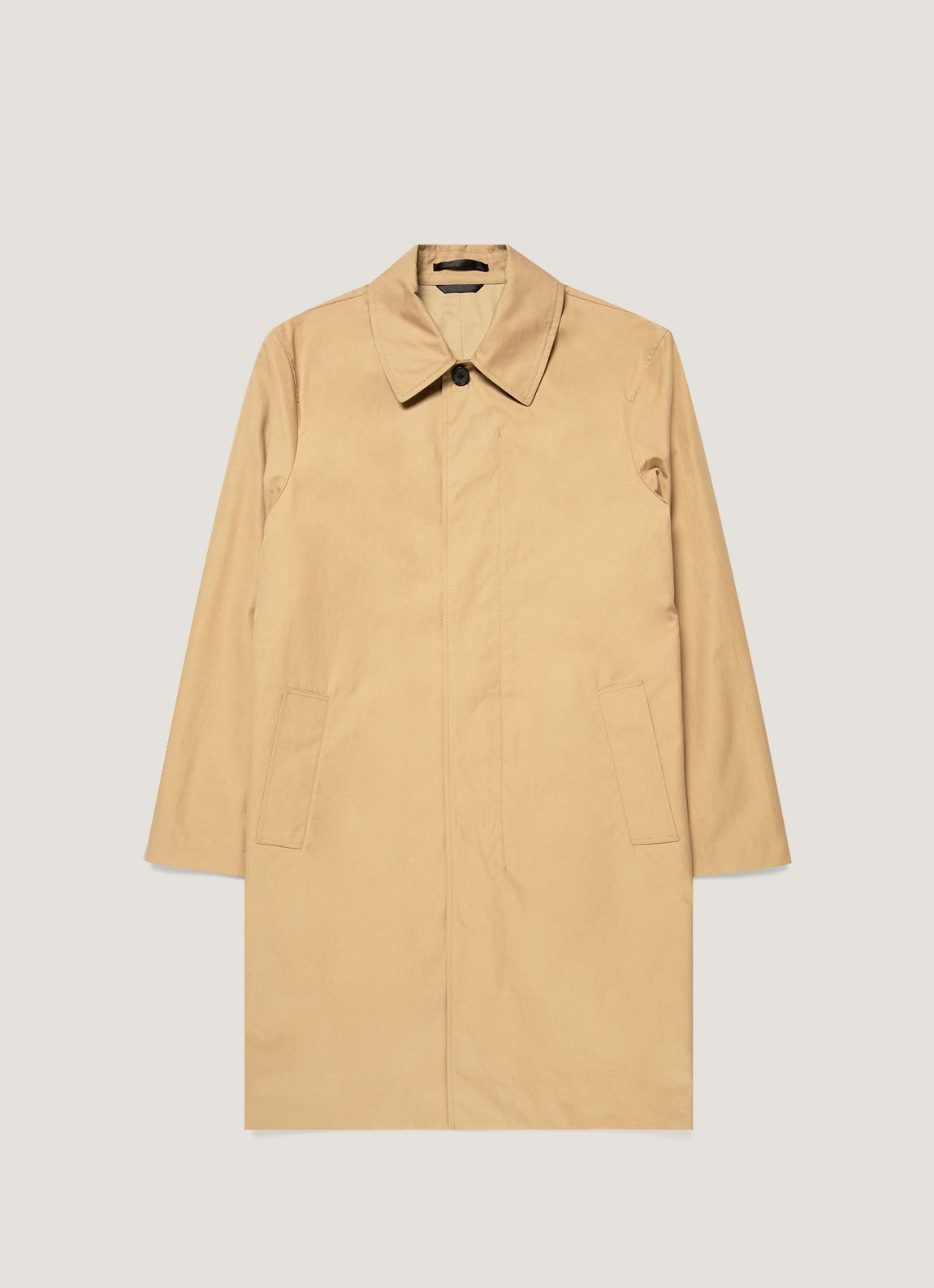 Men's Ventile Mac in Dark Beige