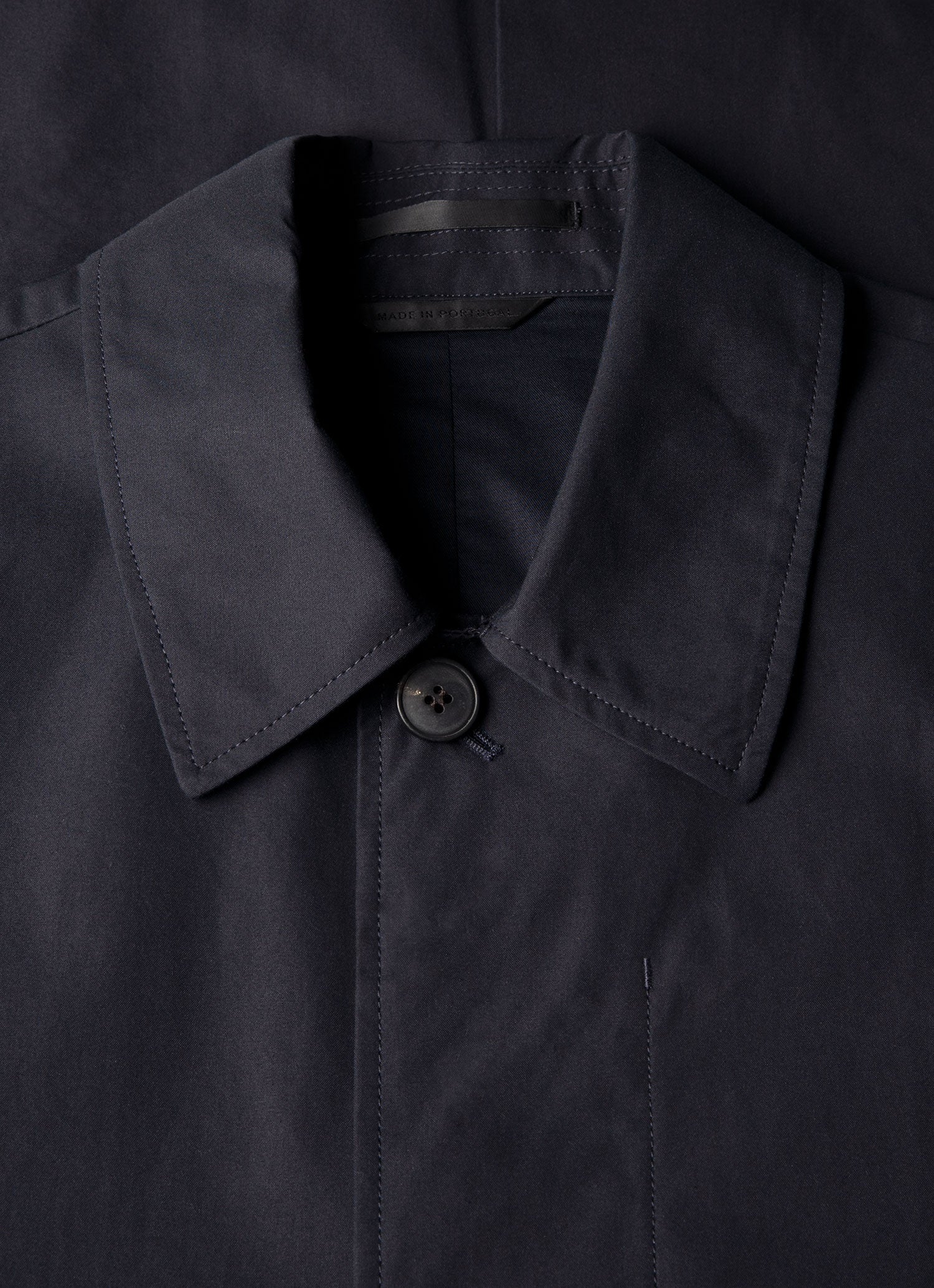 Men's Ventile Mac in Dark Navy | Sunspel