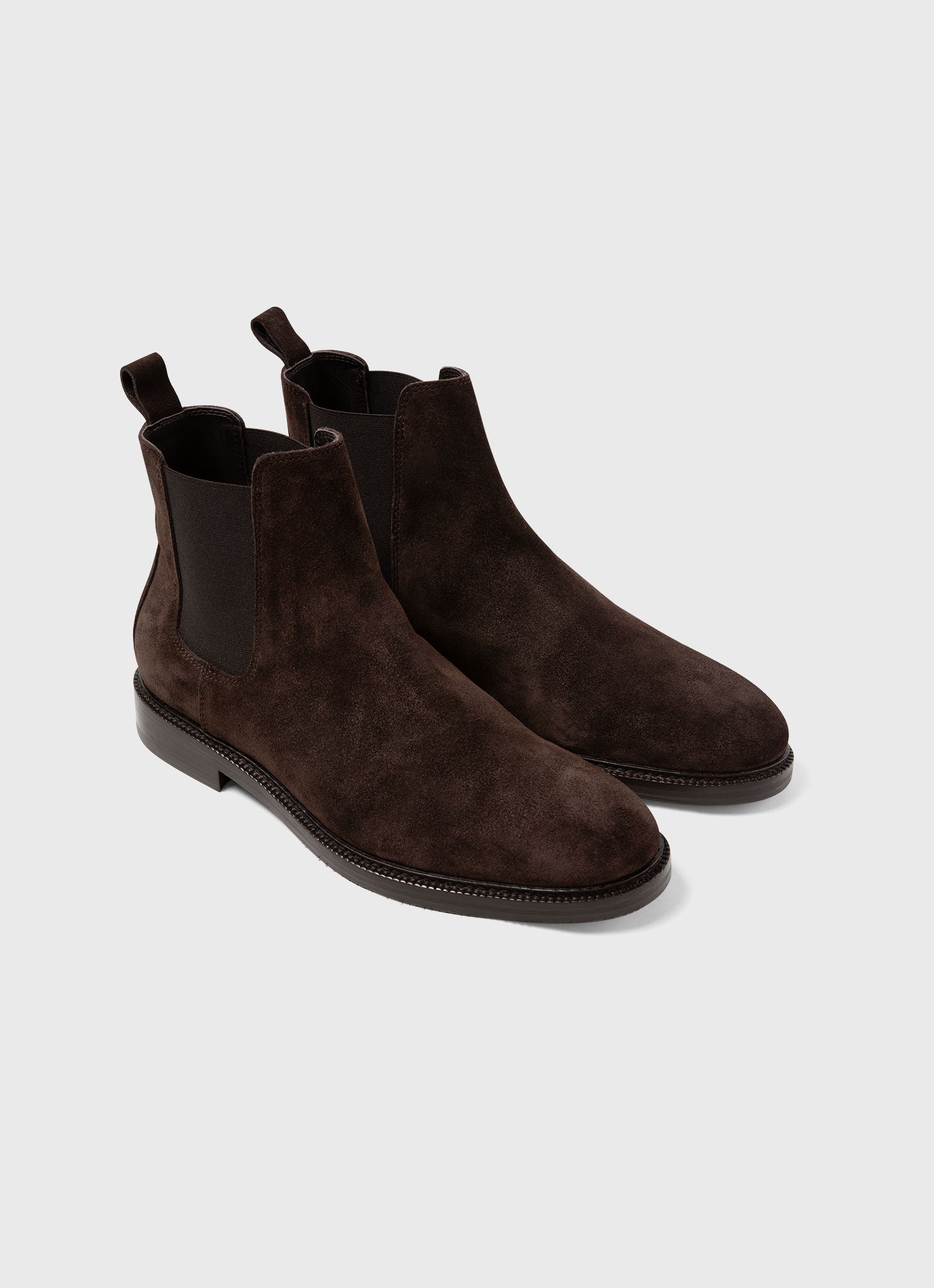 Nubuck leather chelsea boots best sale