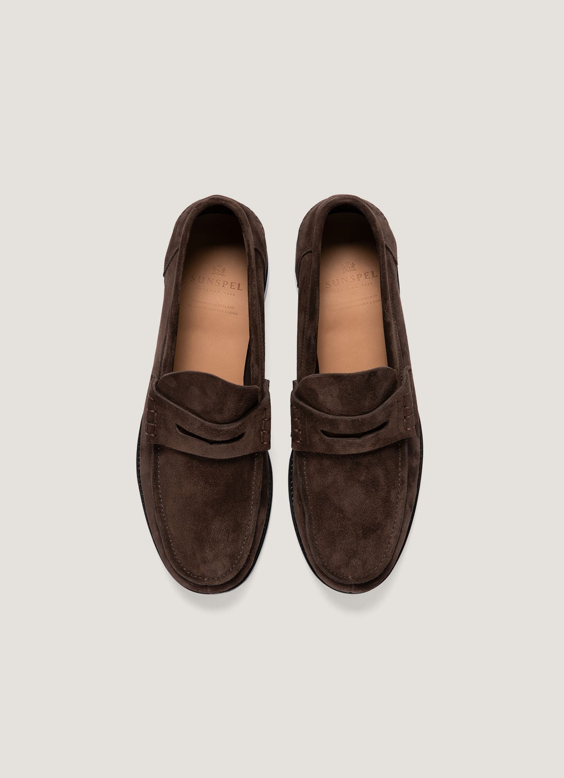 Men's Suede Loafer in Brown