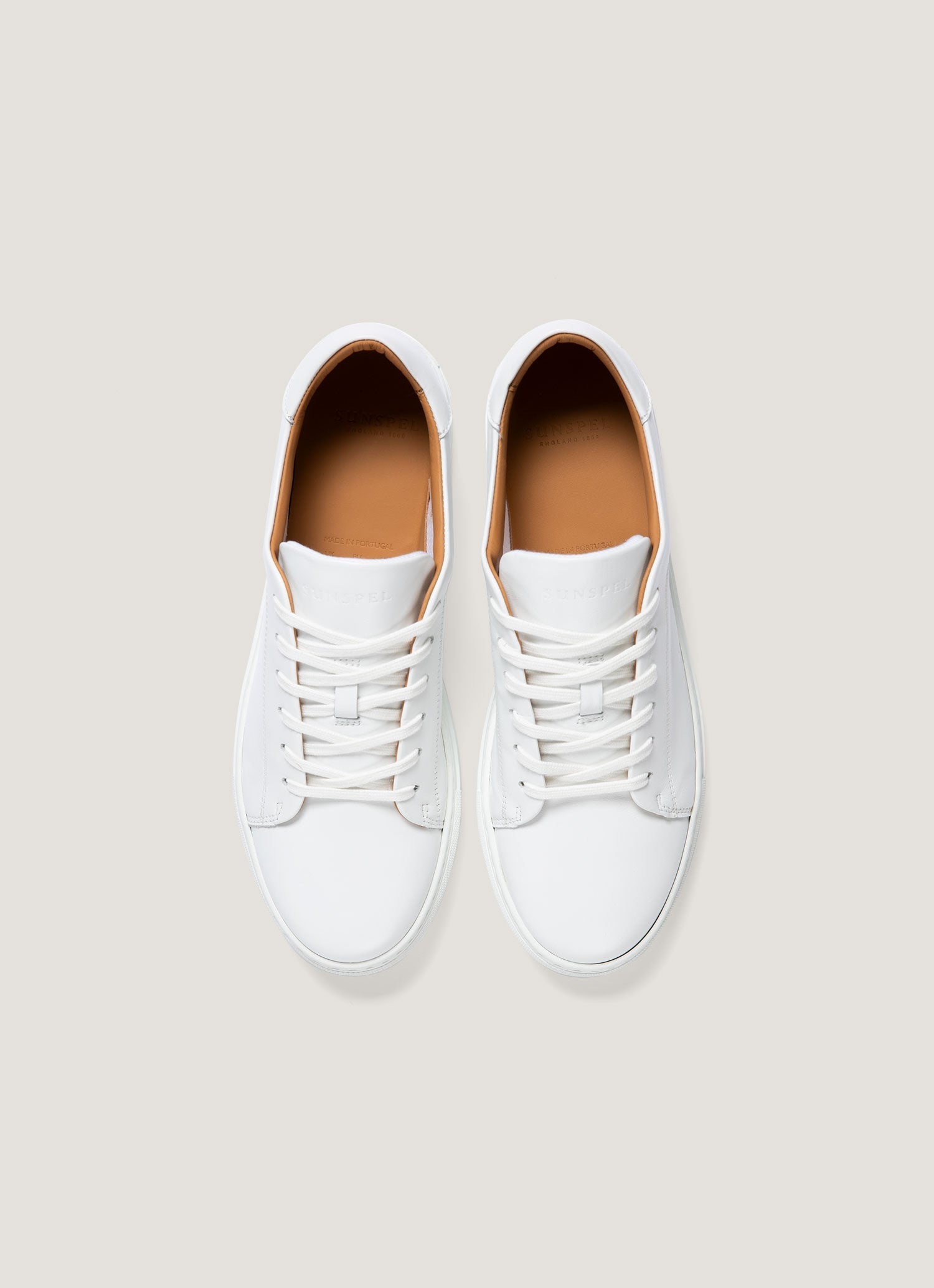 Men's Tennis Shoe in White | Sunspel