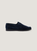 Men's Moccasin in Navy