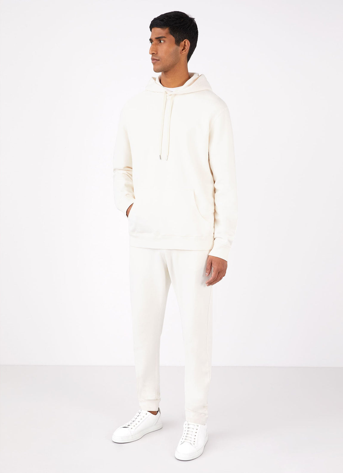 Men's Loopback Hoodie in Archive White
