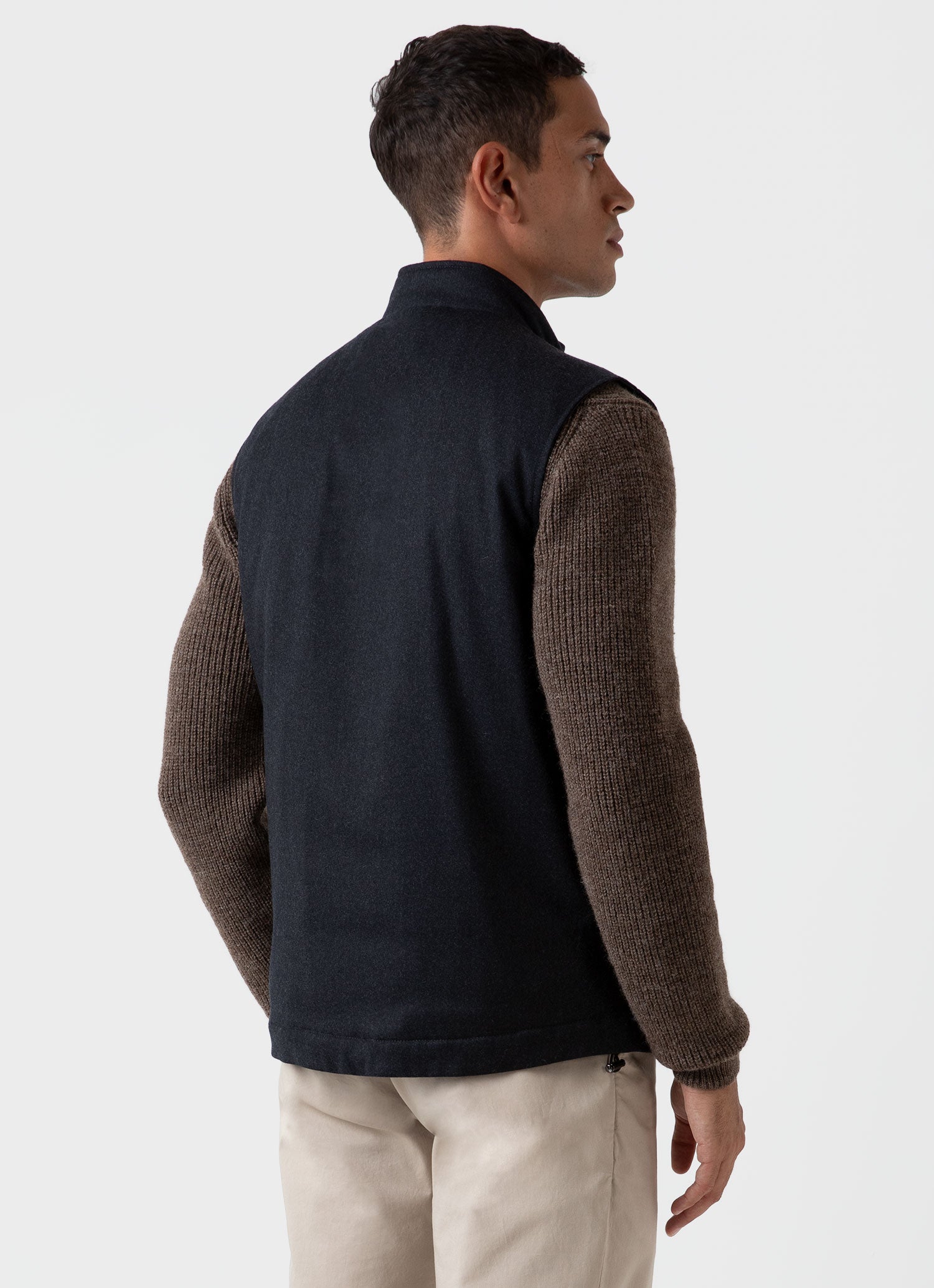 Men's wool best sale vest outerwear