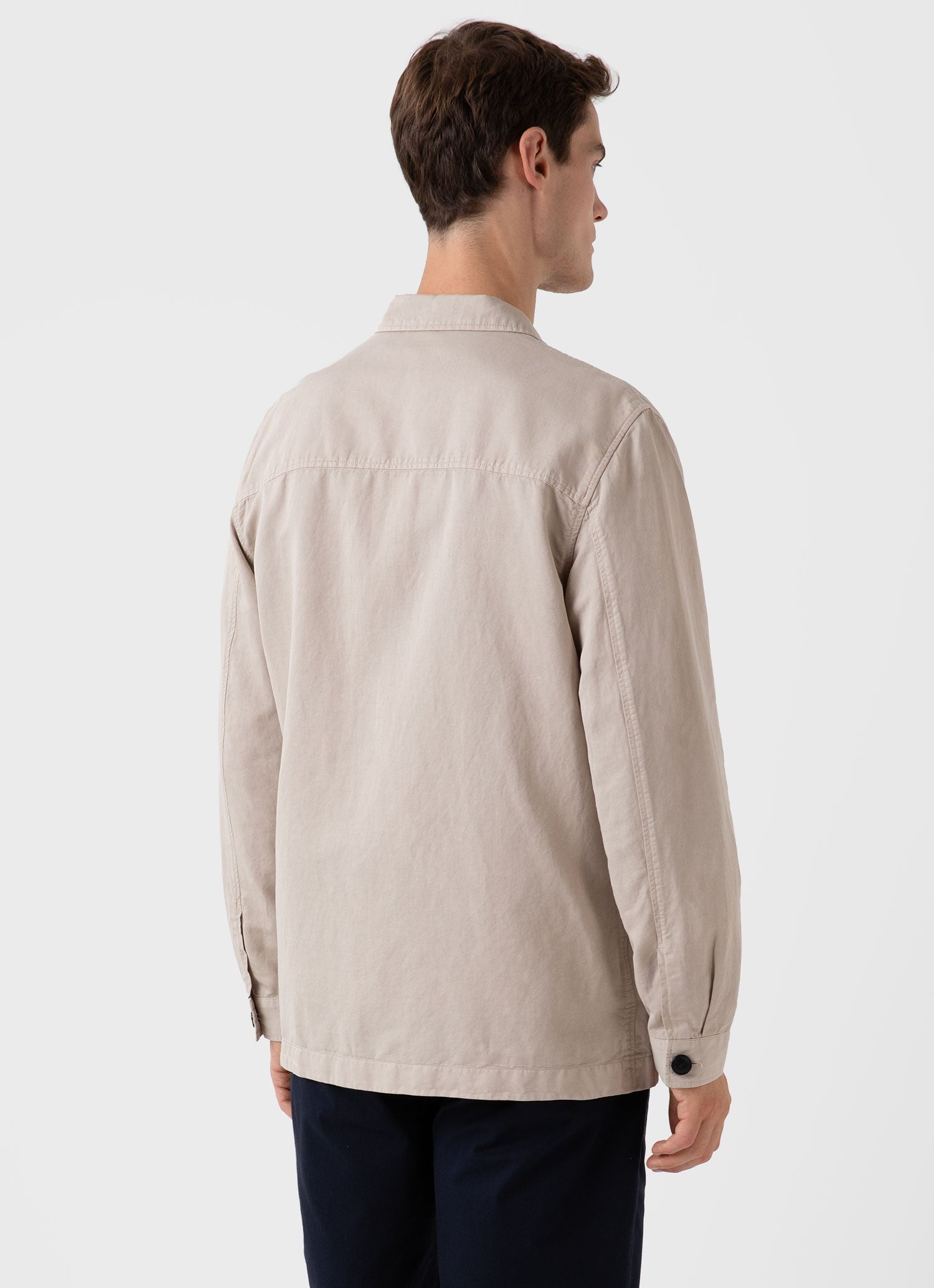 Cotton Linen Twin Pocket Jacket