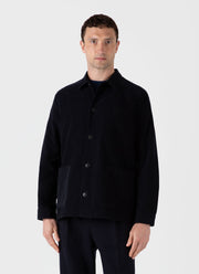 Men's Moleskin Twin Pocket Jacket in Navy