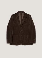 Men's Corduroy Two-Piece Suit in Coffee