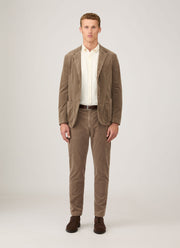 Men's Corduroy Two-Piece Suit in Bark