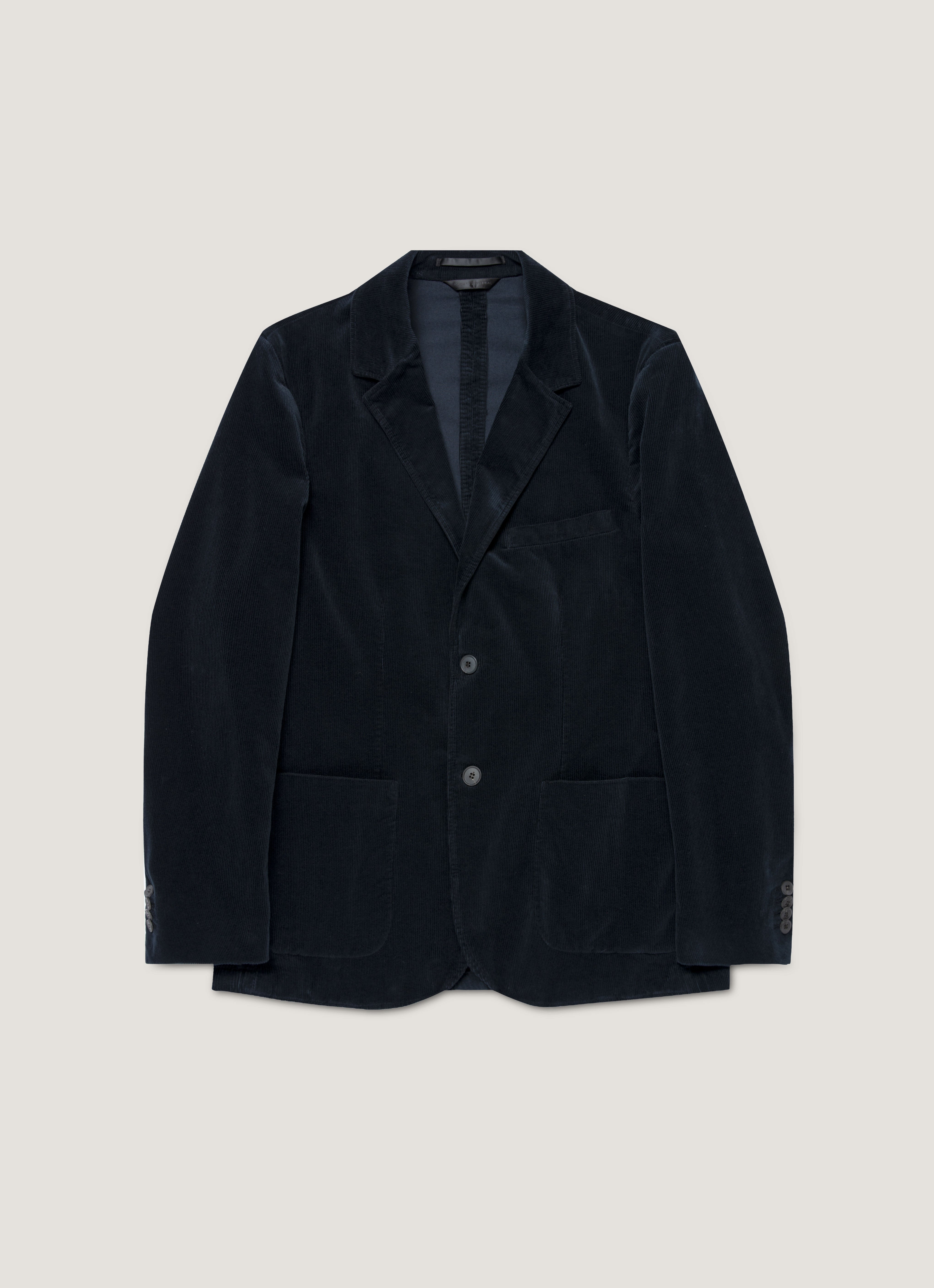 メンズウェア SHOOP RHOMBUS BLAZER 21AW Black Men's Corduroy Blazer in Navy | Sunspel
