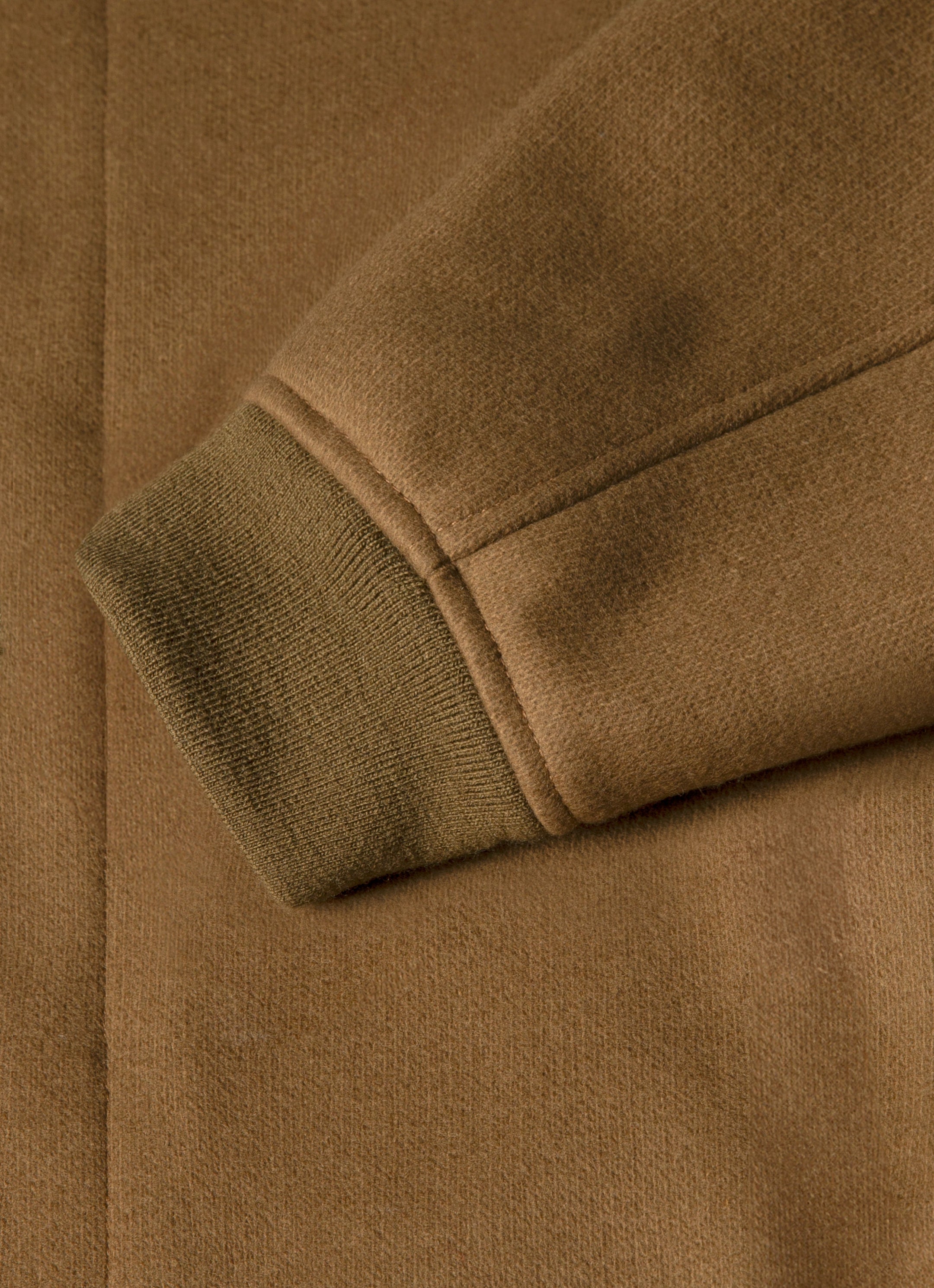 Men's Wool Bomber Jacket in Mole