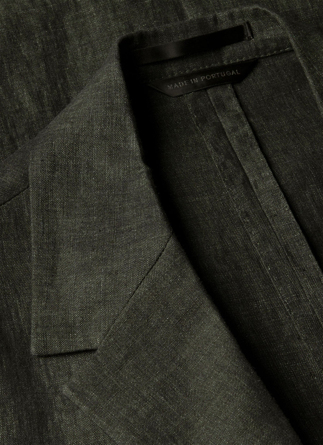 Men's Linen Two-Piece Suit in Forest