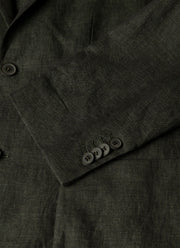 Men's Linen Two-Piece Suit in Forest