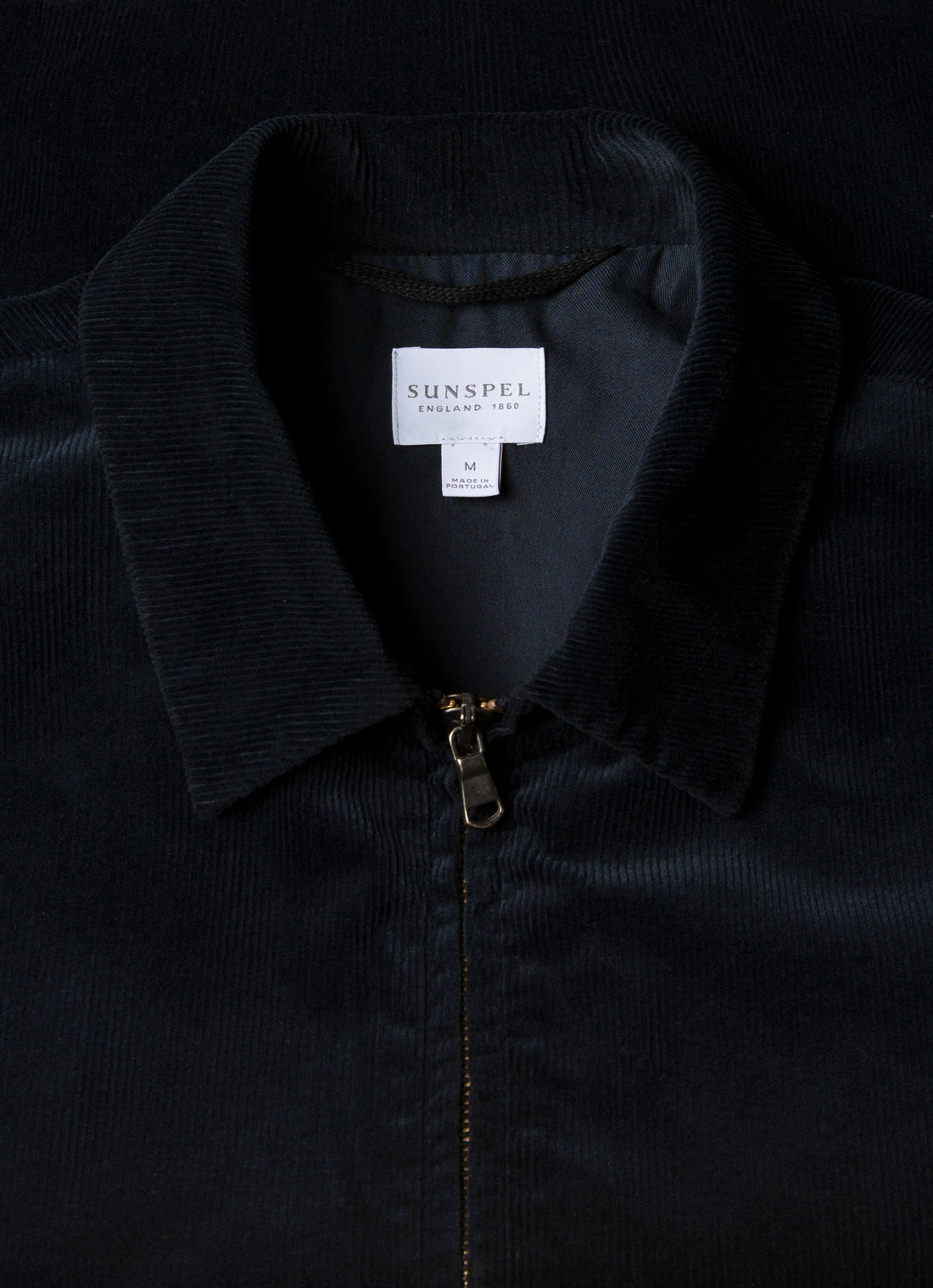 Men's Corduroy Harrington Jacket in Navy