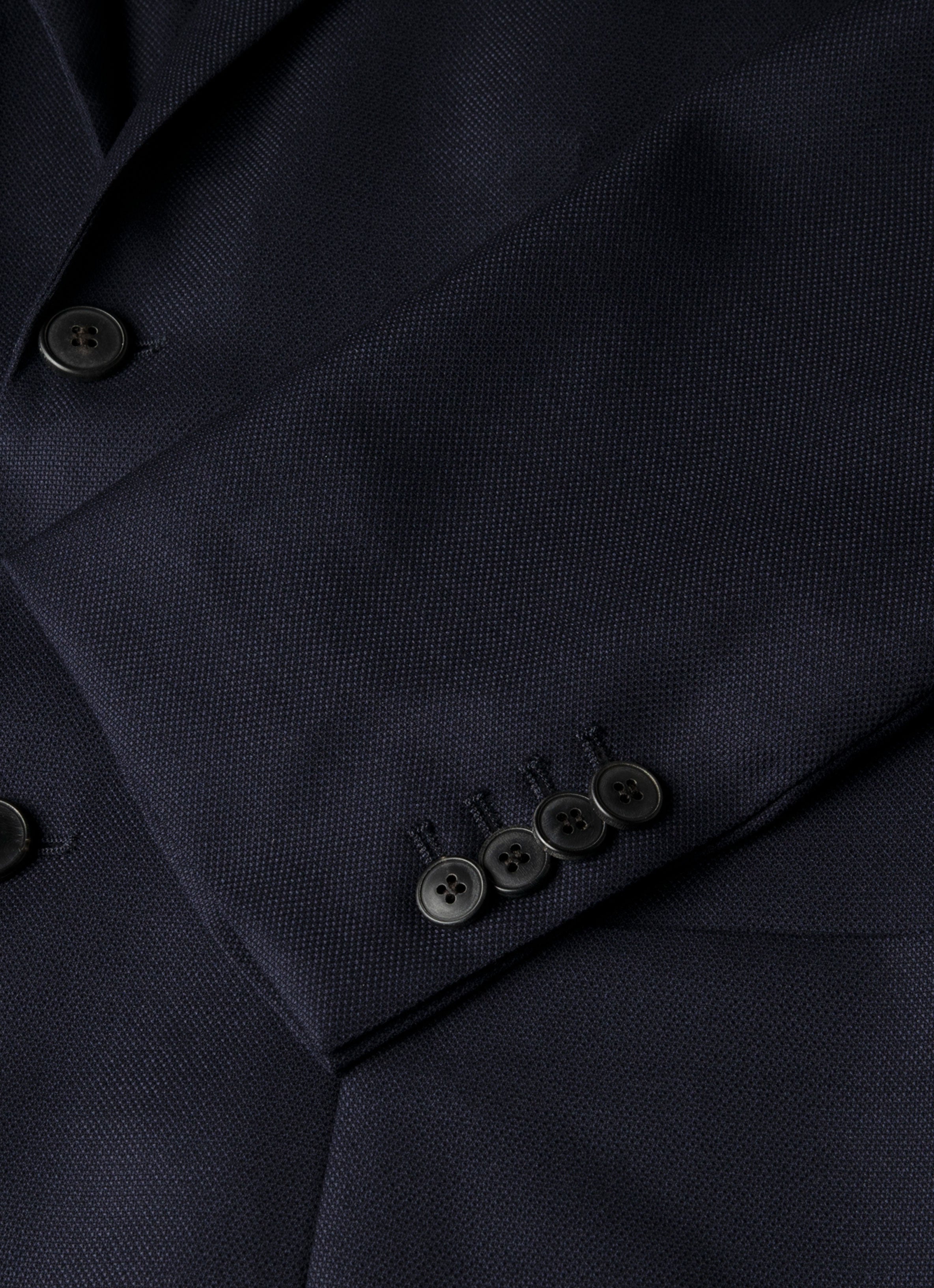 Men's Lightweight Travel Wool Blazer in Navy | Sunspel Men's Lightweight Travel Wool Blazer in Navy | Sunspel