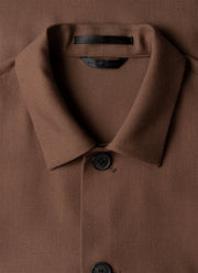 Men's Wool Twill Jacket in Light Brown