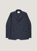 Men's Lightweight Cotton Poplin Jacket in Navy