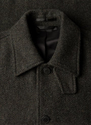 Men's Tweed Field Jacket in Loden Green