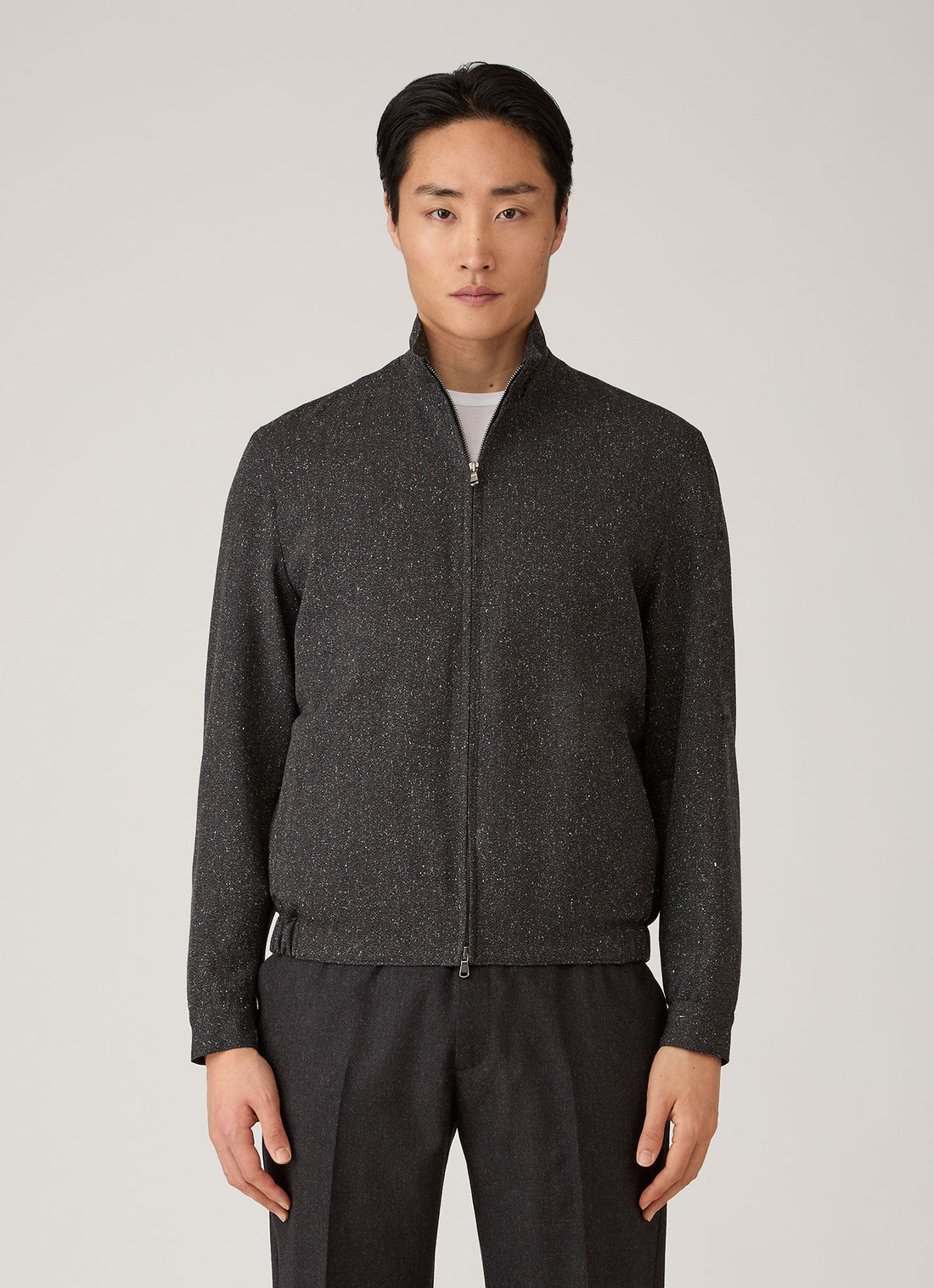 Donegal Tweed Zip Jacket