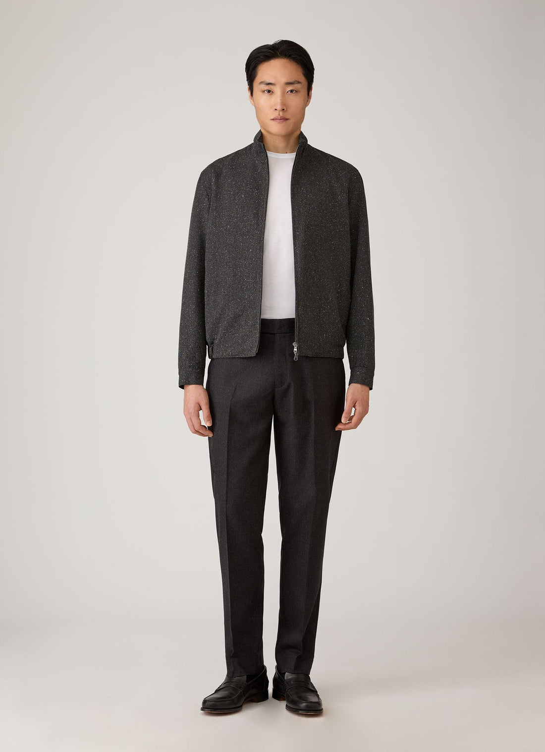 Donegal Tweed Zip Jacket