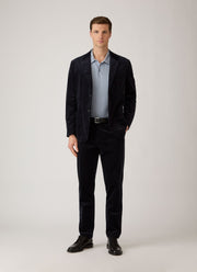 Men's Corduroy Two-Piece Suit in Navy