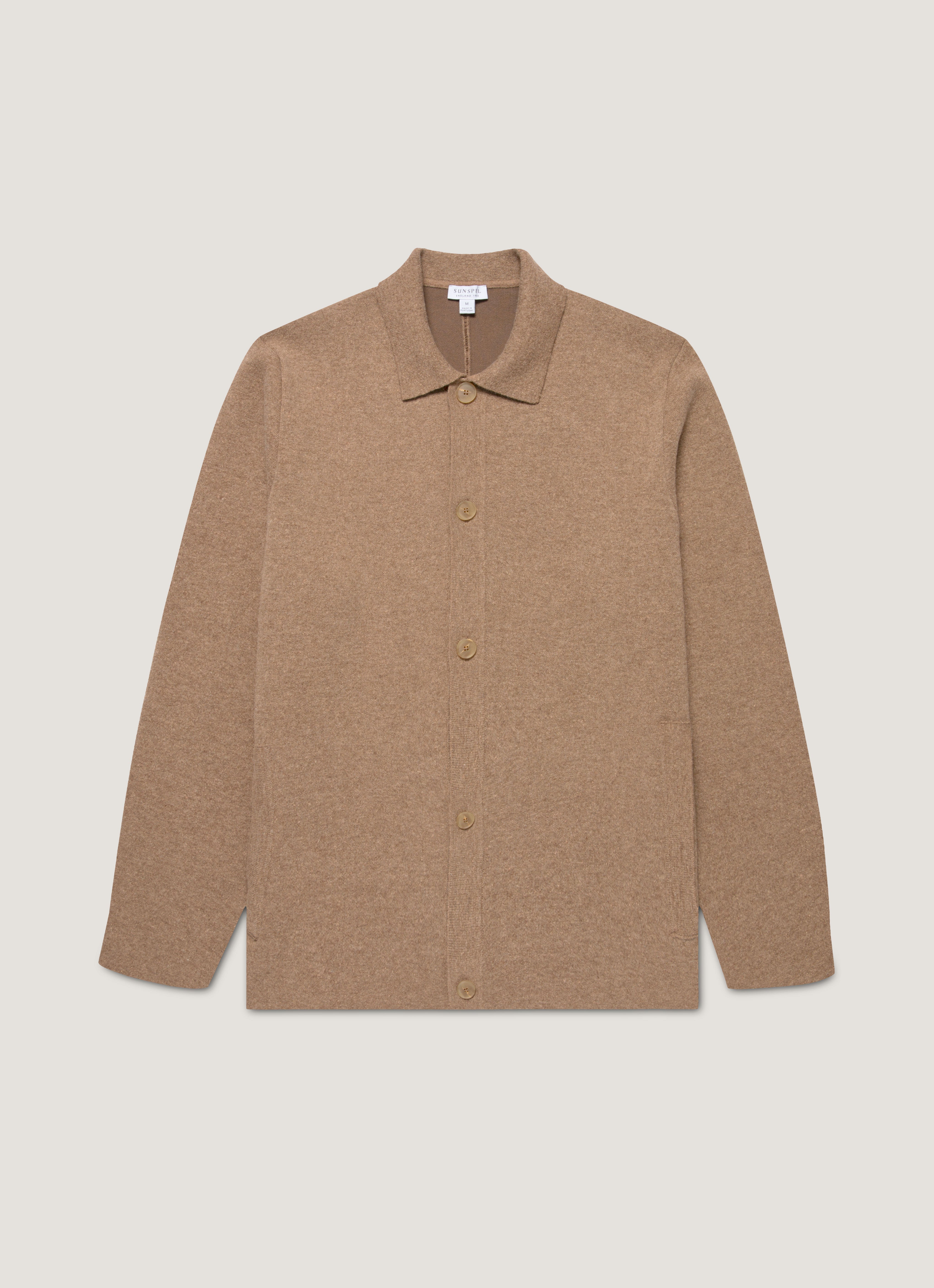 Men's Double Faced Jacket in Mink | Sunspel