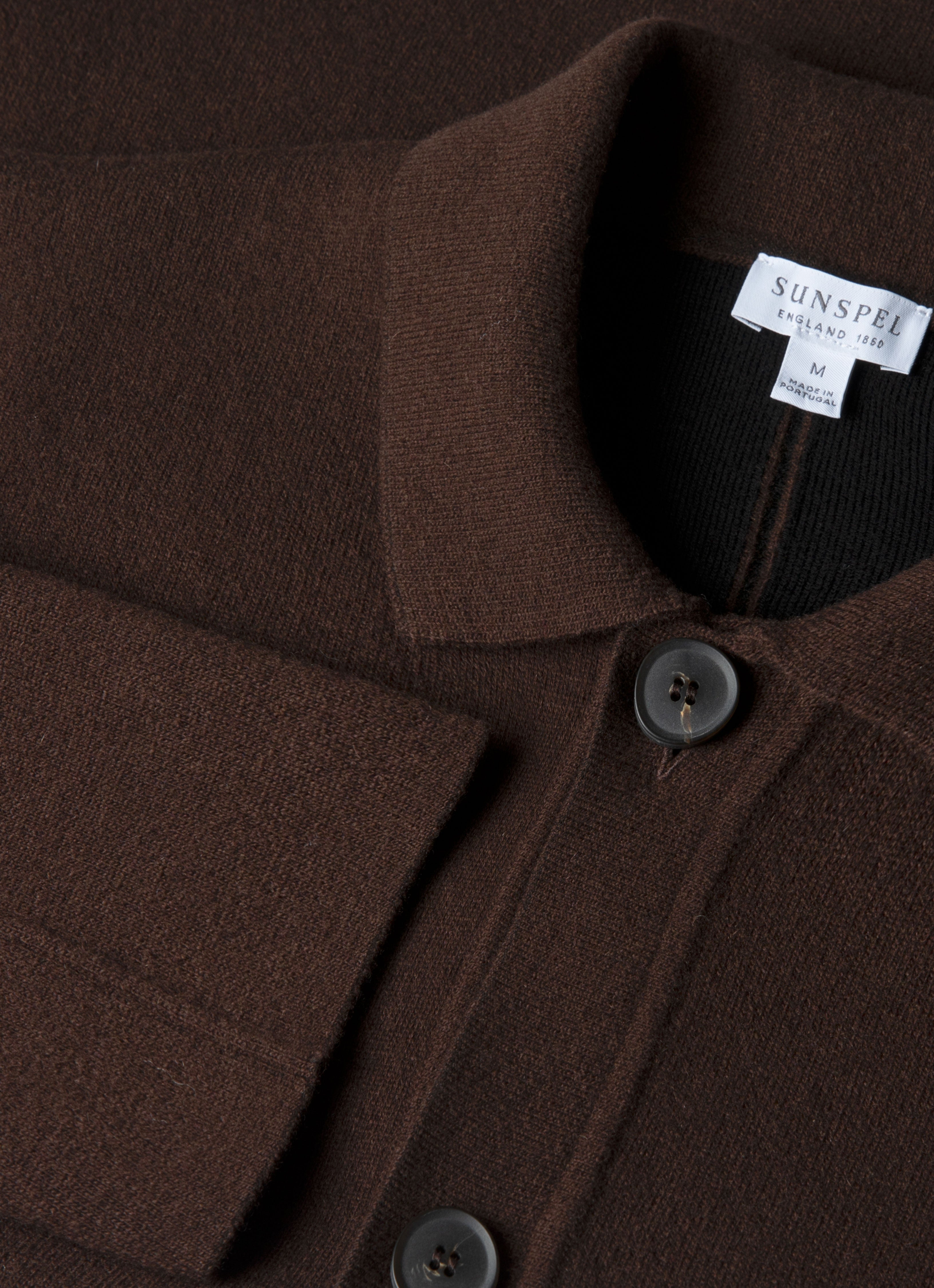Men's Double Faced Jacket in Truffle | Sunspel