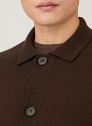 Men's Double Faced Jacket in Truffle