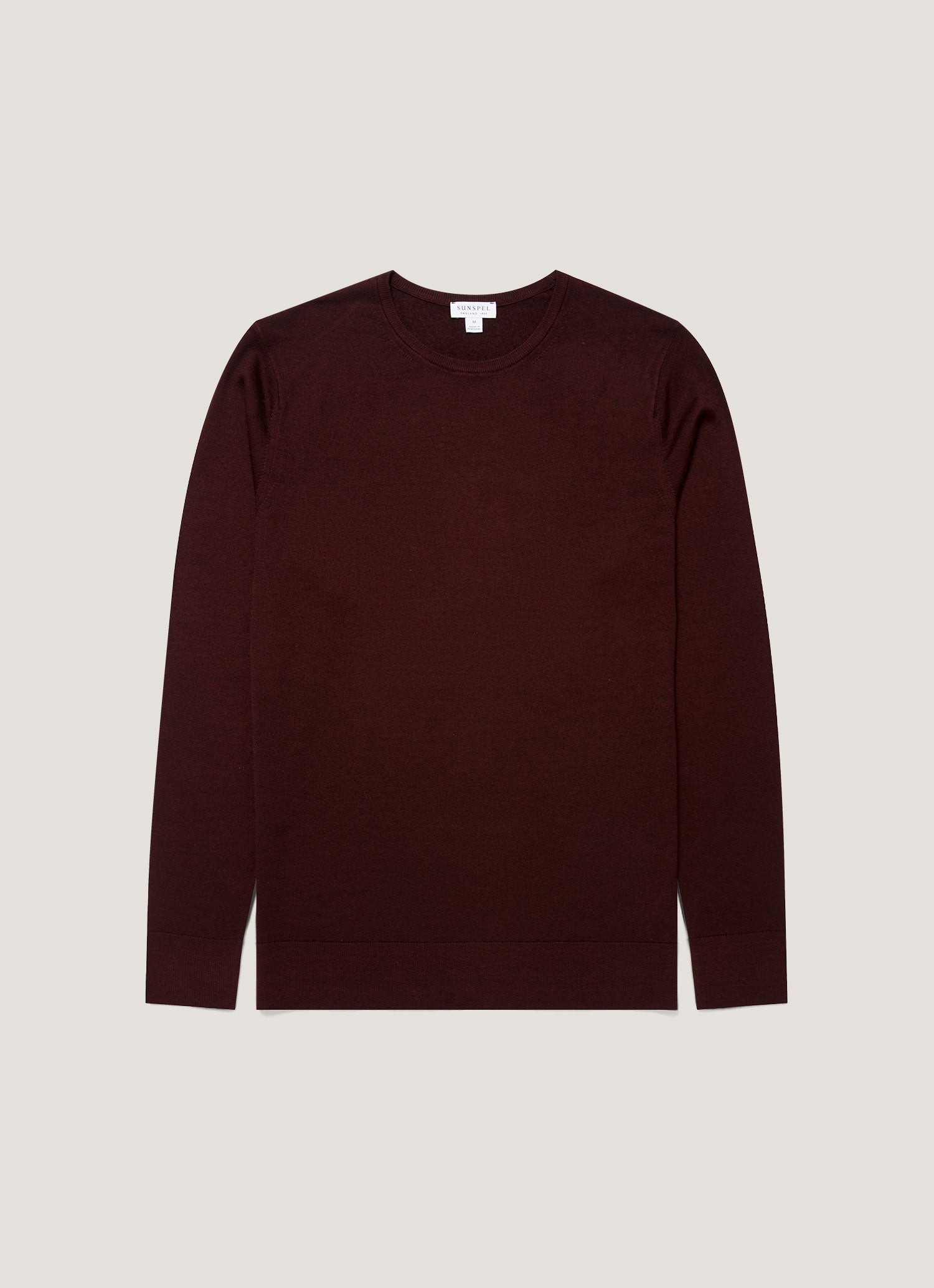 Men's Extra-Fine Merino Crew Neck in Bakelite