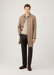 Men's Ribbed Jumper in Mink