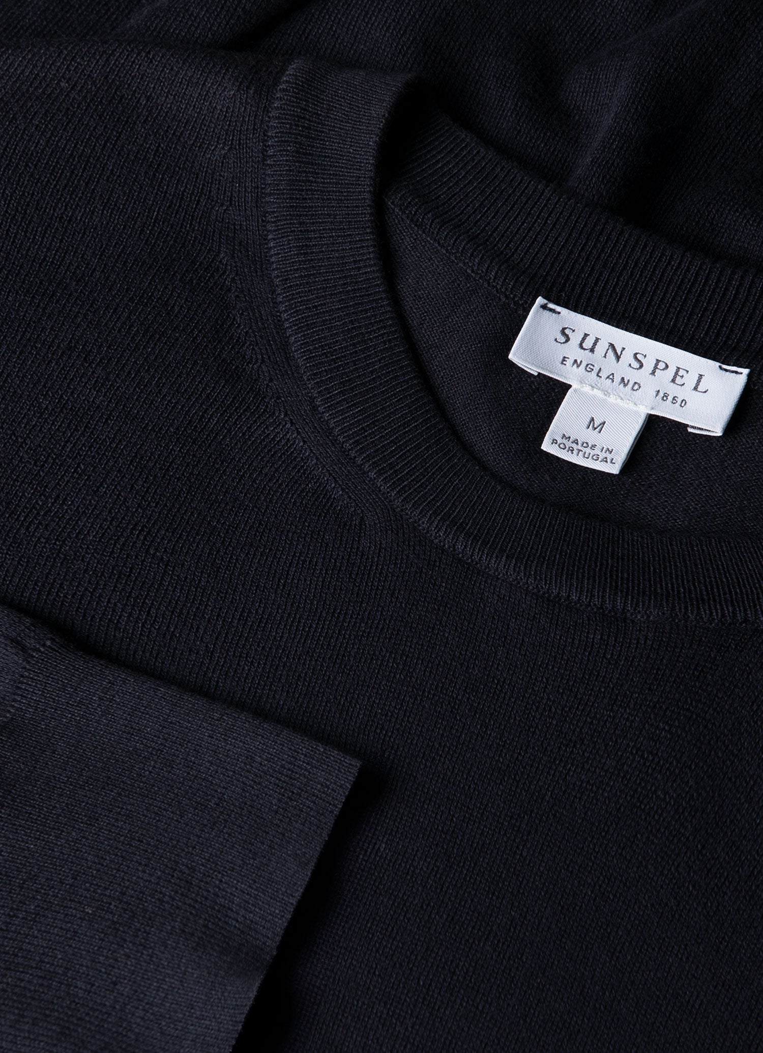 Men's Lightweight Cotton Jumper in Navy