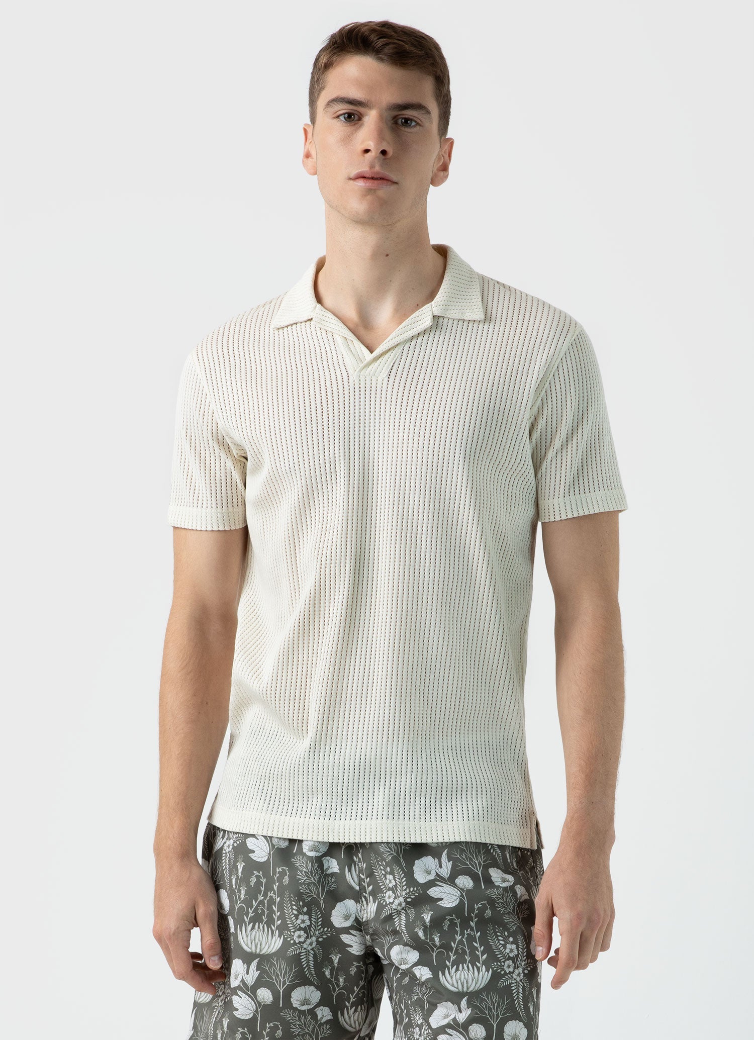 Men's Knitted Polo Shirts | Sunspel