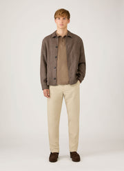 Men's Riviera Polo Shirt in Dark Cedar