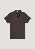 Men's Riviera Polo Shirt in Dark Chocolate