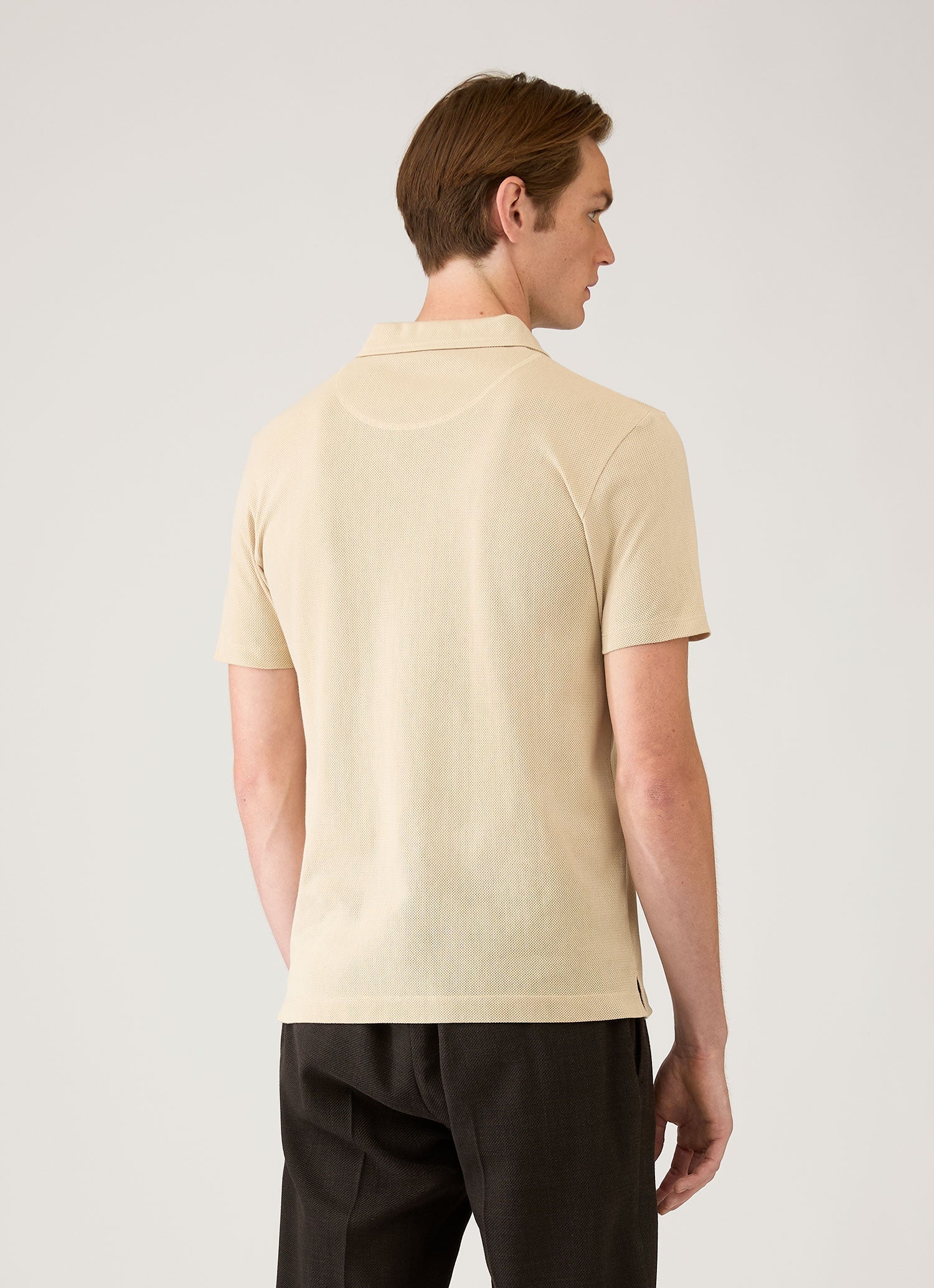 Men's Riviera Polo Shirt in Hazelwood | Sunspel