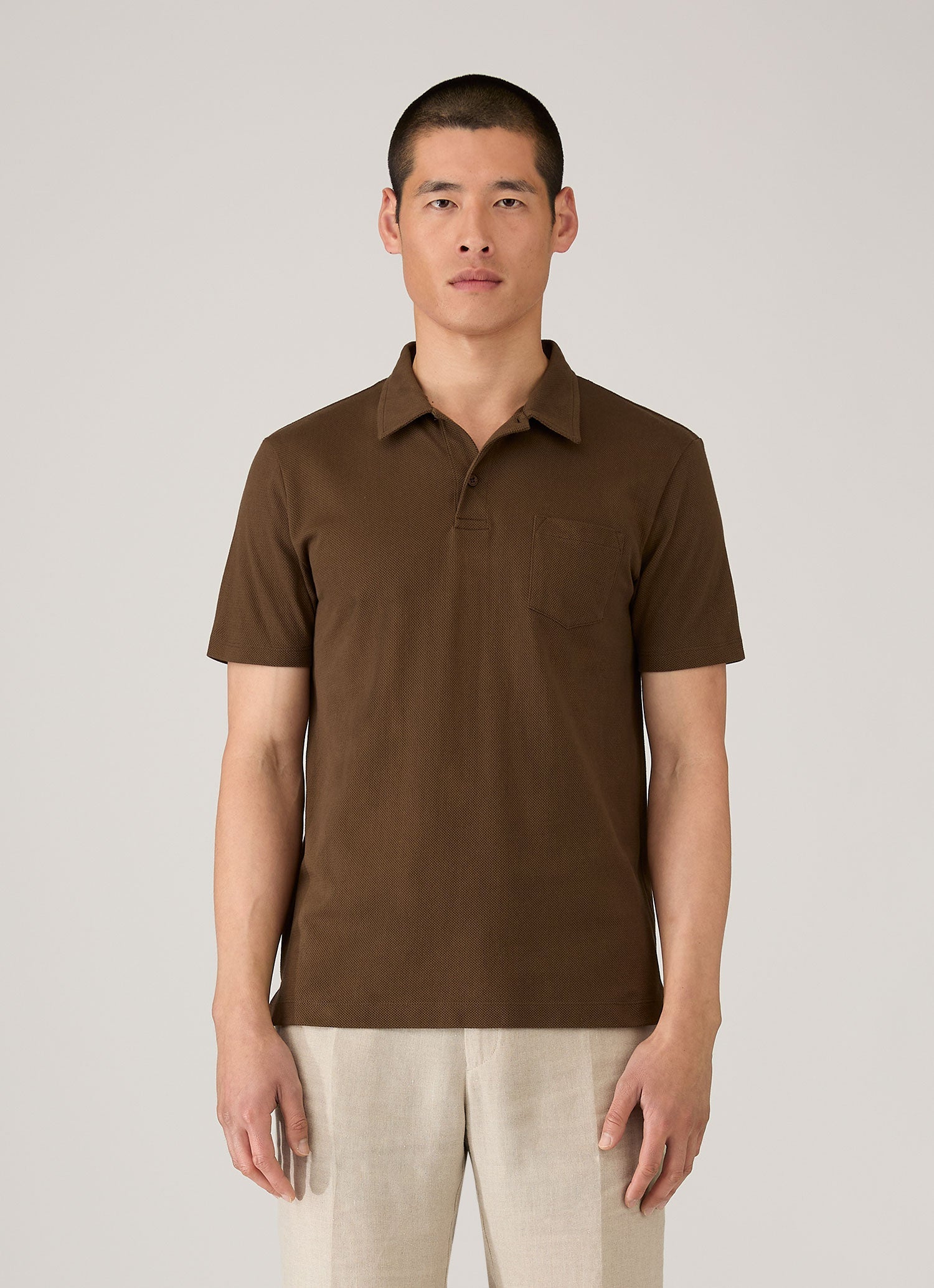 Men's Short Sleeve Polo Shirts | Sunspel