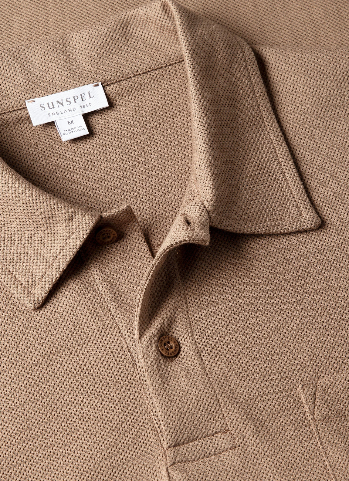 Men's Riviera Polo Shirt in Taupe