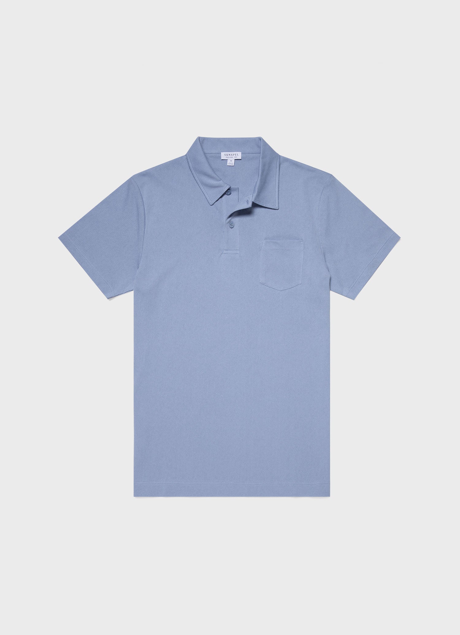 Men's Riviera Polo Shirt in Polar Blue